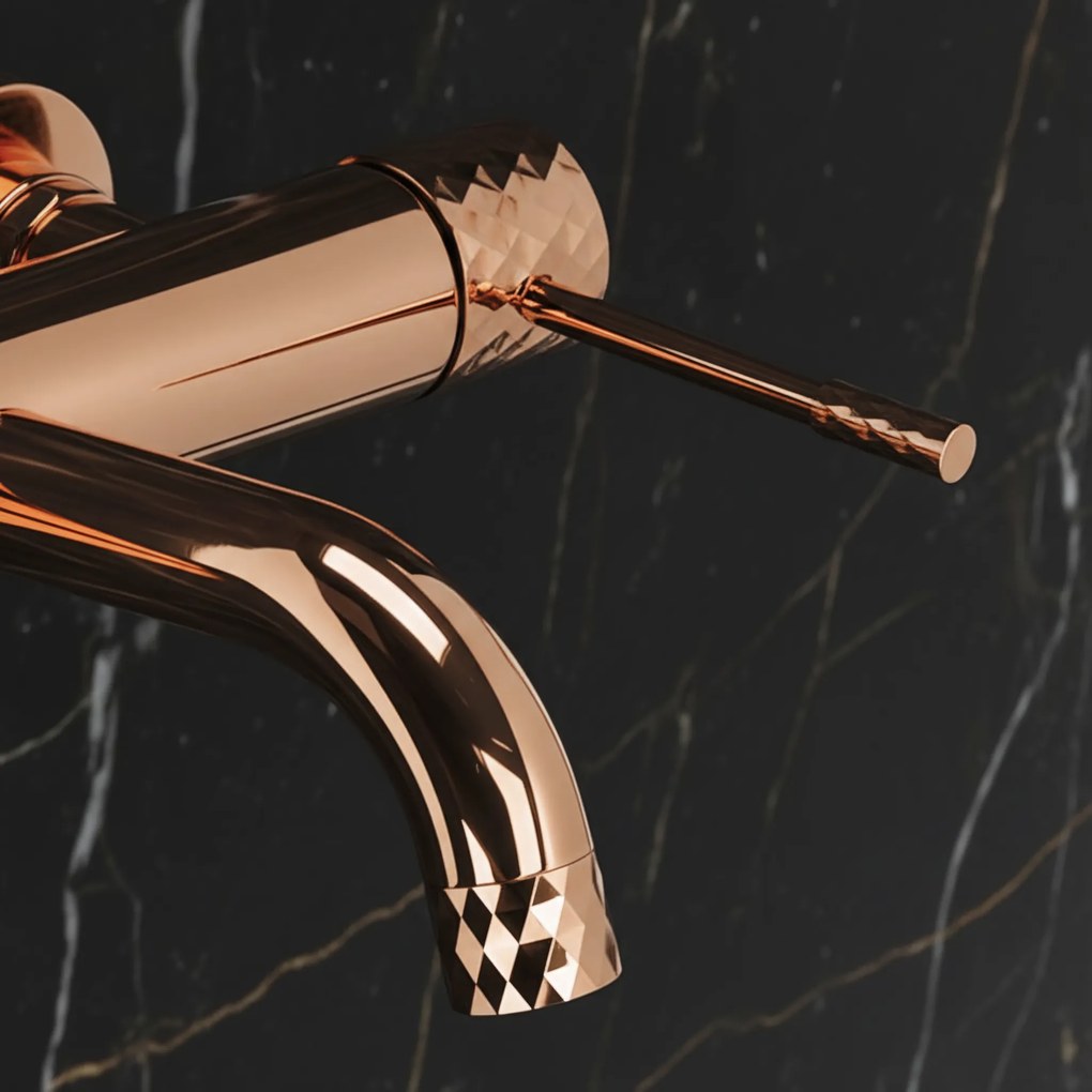 Смесител за вана Rea Lungo Diamond Copper