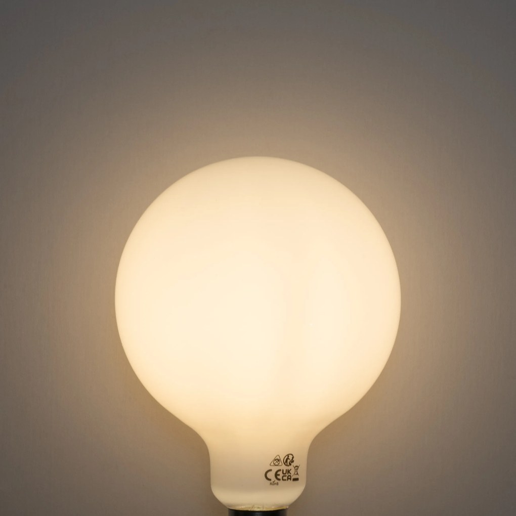 Комплект от 5 E27 димируеми LED крушки Opal G125 5W 450 lm 3000K