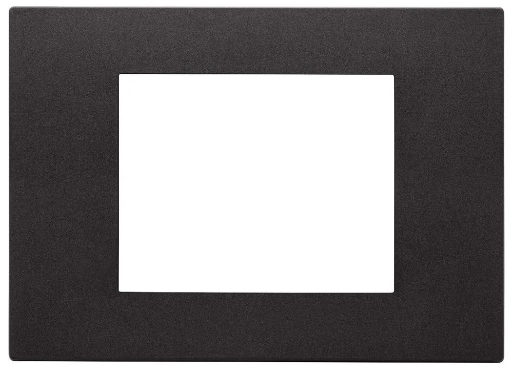 VIMAR 30653.02 Декоративна рамка Linea, 3M, Black,