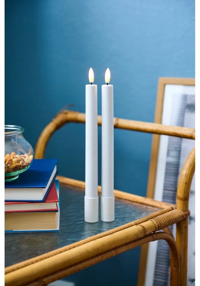 LED свещи в комплект от 2 бр. (височина 25 cm) Sille Tall Rechargeable – Sirius