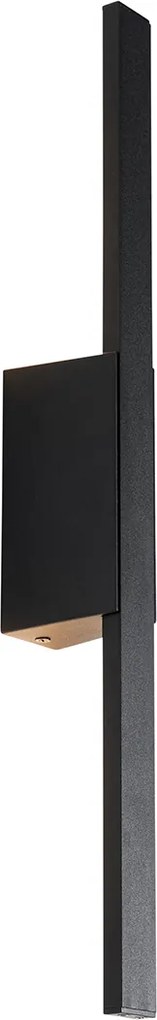 Модерна външна стенна лампа черна с LED IP54 - Jamal