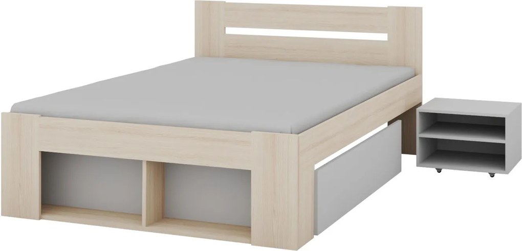 Легло Corina с две нощни шкафчета - 140 x 200