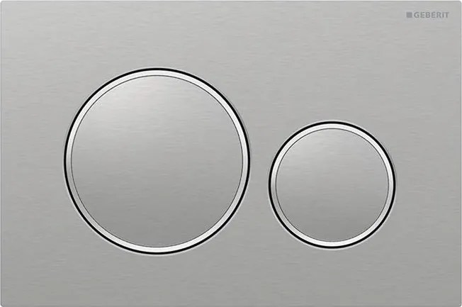 Geberit 115.889.SN.1 - Бутон за смиване Sigma20 24,6x16,4 cm неръждаема стомана