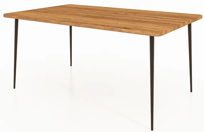 Дъбова маса за хранене 160x90 cm Kula - The Beds