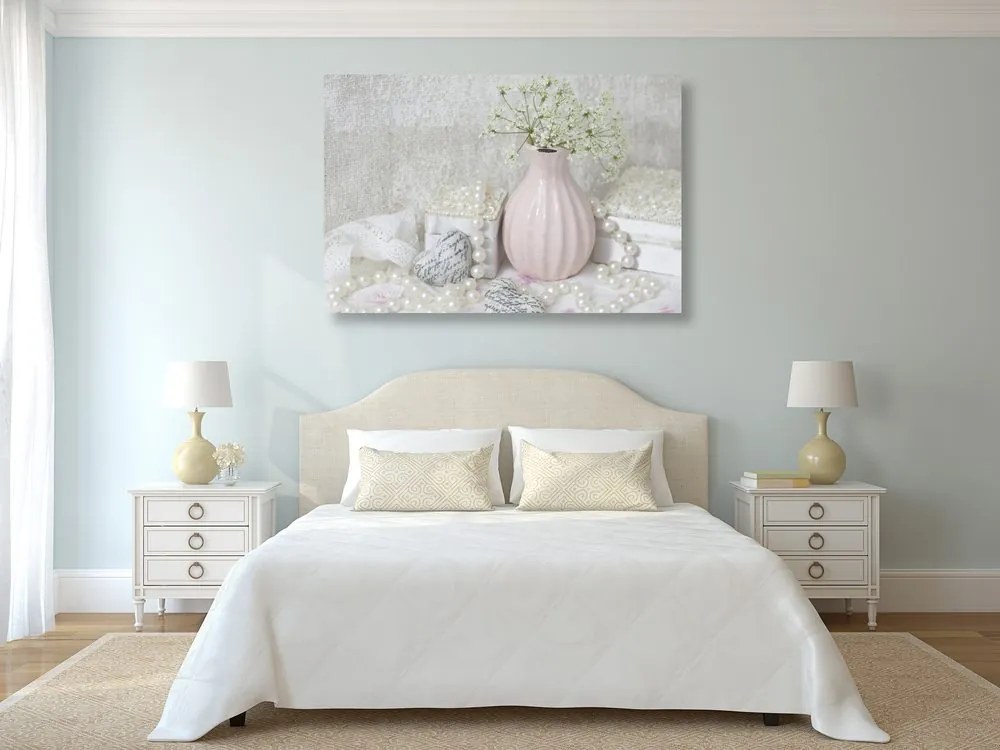 Картина на платно – Луксозен Shabby Chic натюрморт