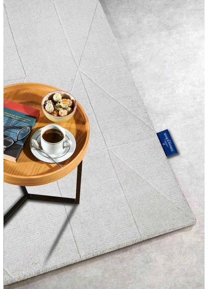 Кремав ръчно изработен вълнен килим 190x280 cm Ursule – Villeroy&amp;Boch
