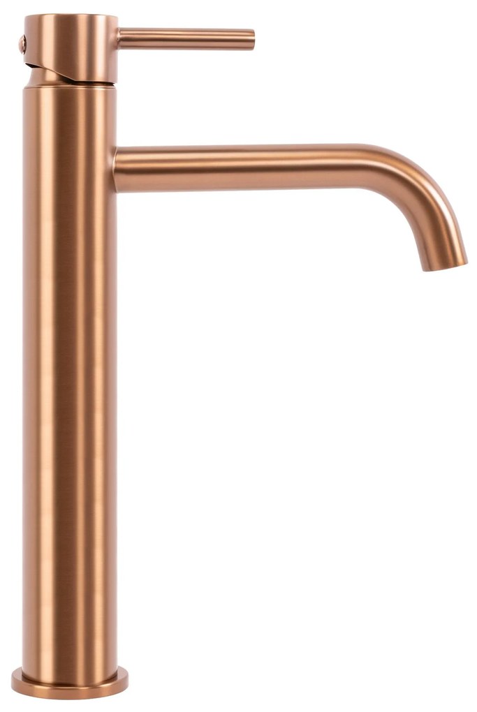 Смесител за мивка Rea Lungo Brush Copper high