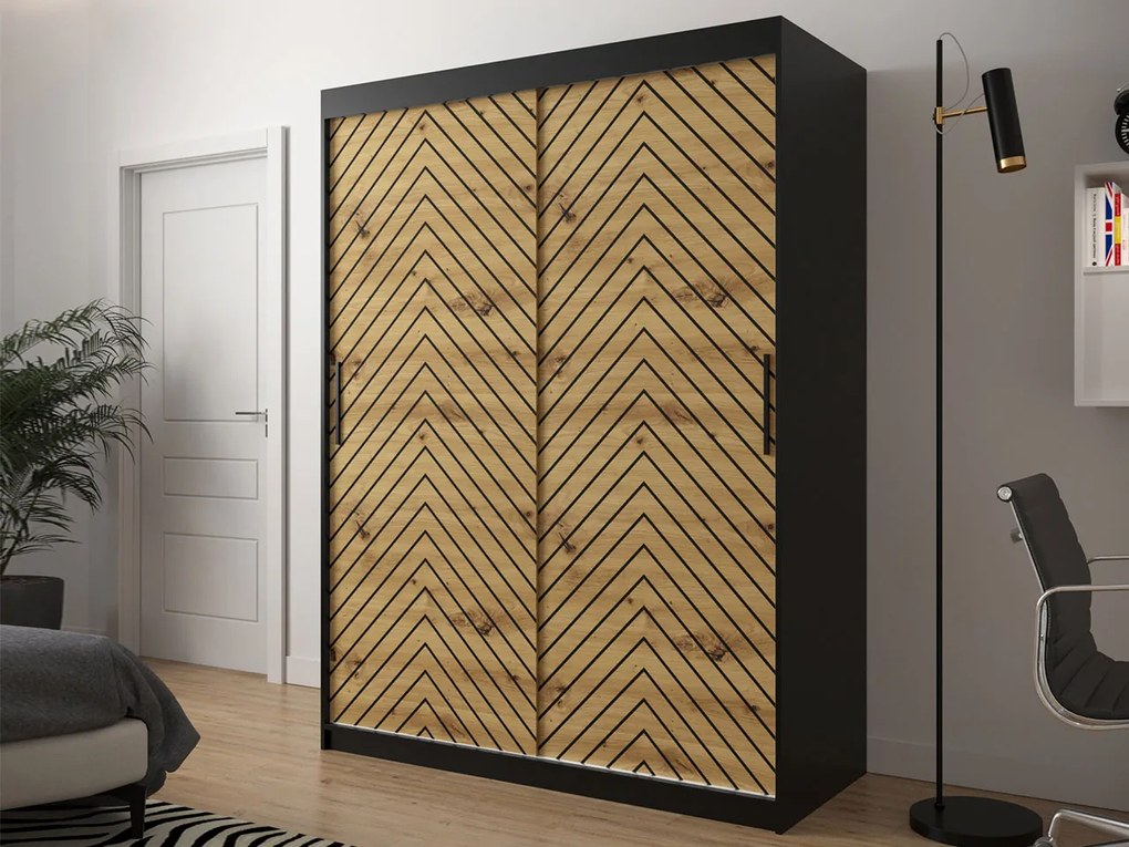 Плъзгащ се гардероб Jodelka-Artisan-Mauro-Дължина: 120 cm