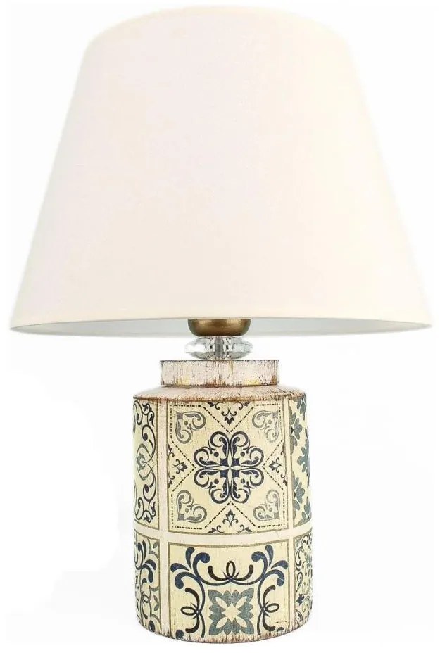 Настолна лампа RAMZES 1xE27/40W/230V бяла