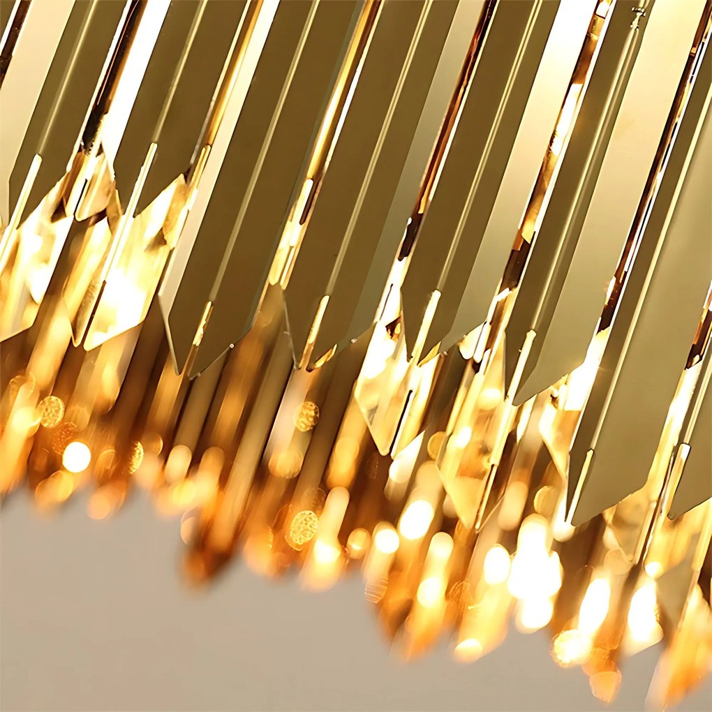 Лампа APP1764-8CP metal GOLD
