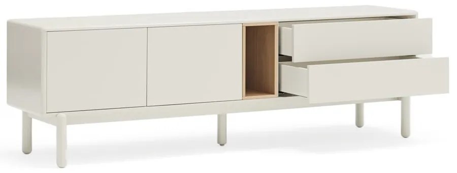 Кремава маса за телевизор 180x56x40 cm Corvo – Teulat