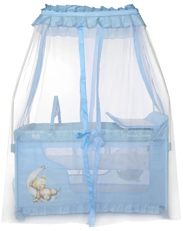 LORELLI Classic Кошара на 2 нива MAGIC SLEEP BLUE MOON SLEEPING BEAR