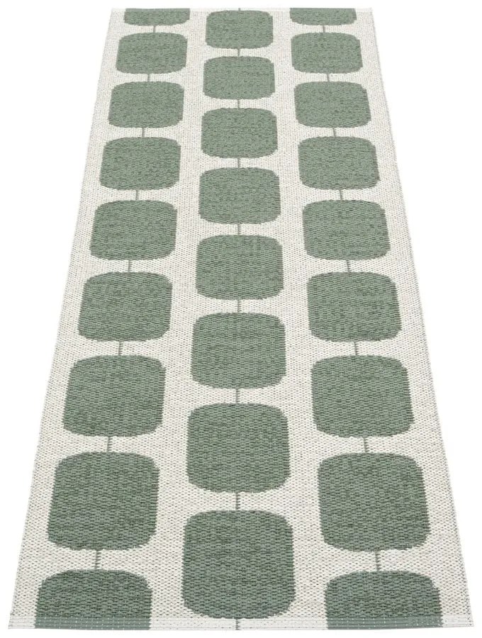 Зелена и кремава пътека за открито и закрито 70x200 cm Sten Army – Pappelina