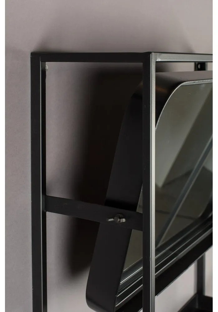 Стенно огледало с рафт и закачалка 53x165 cm Langres - Dutchbone