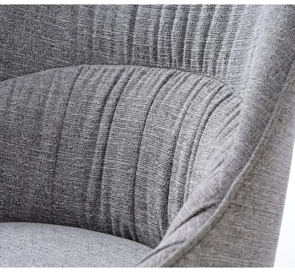 Сиви трапезни столове в комплект от 2 броя Meridian - Unique Furniture