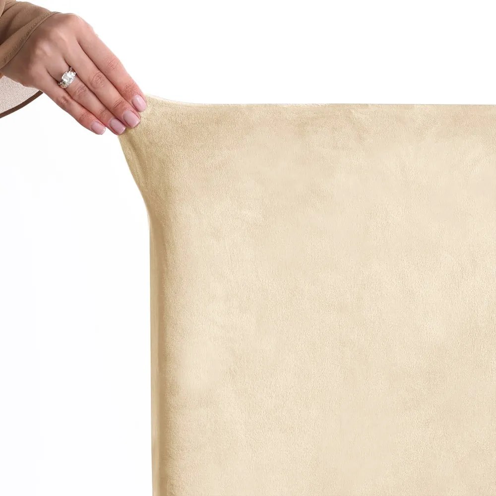 Бежово ластично покривало за стол 48 cm Sento – Restilo