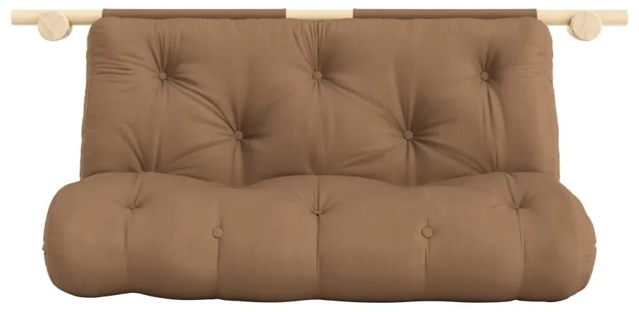 Кафяв разтегателен диван 135 cm Hooked – Karup Design