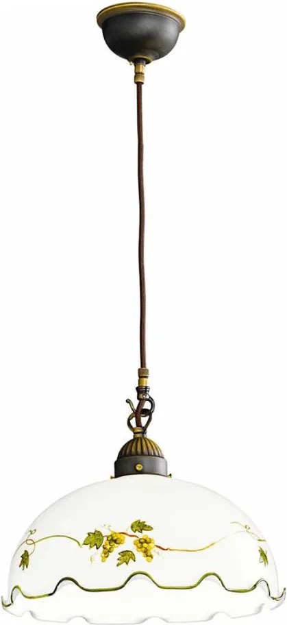 Kolarz 731.30.111 - Подвесна лампа на кабел NONNA 1xE27/75W/230V Ø 30 см винен цвят