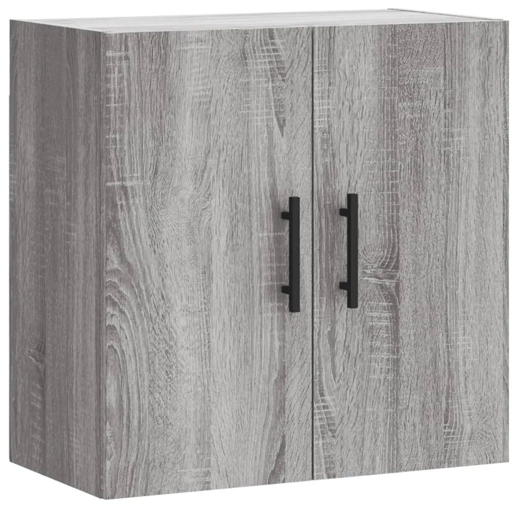 829994 vidaXL Стенен шкаф, сив сонома, 60x31x60 см, инженерно дърво