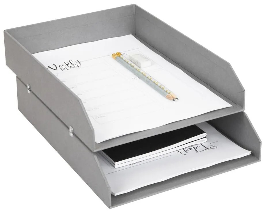 Картонени органайзери за документи в комплект от 2 броя Hakan - Bigso Box of Sweden