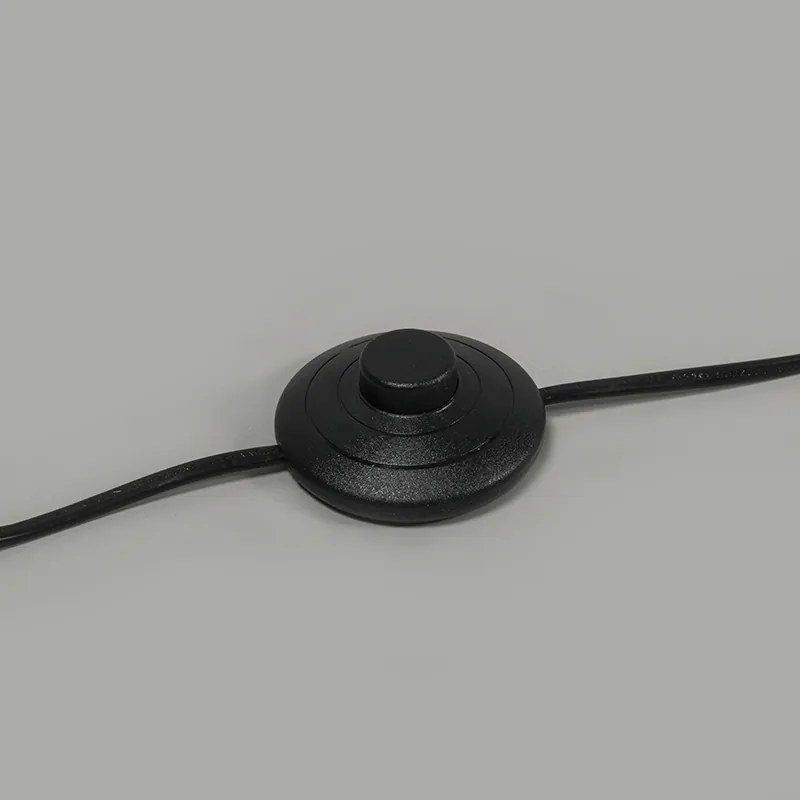 Подова лампа месинг със зелен абажур 50 см - Kaso