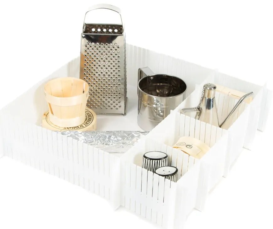 Пластмасови разделители за чекмеджета в комплект 6 бр. – Compactor