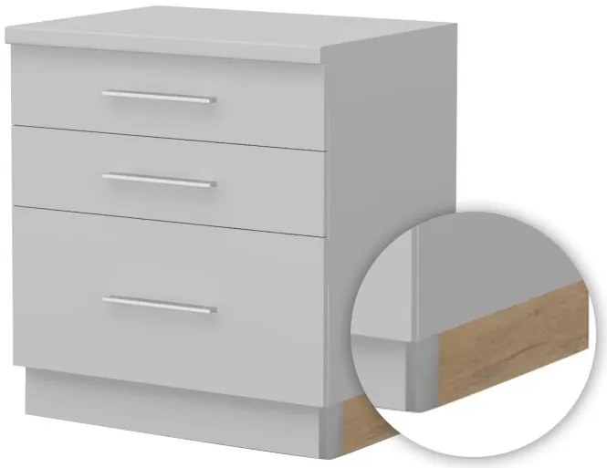 Кухненски страничен цокъл JL Universal SB-White glossy