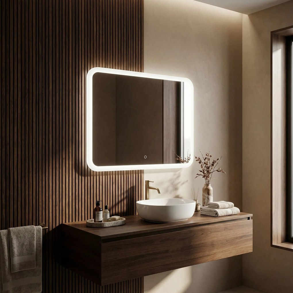 Огледало LED 80x60cm TOP-3