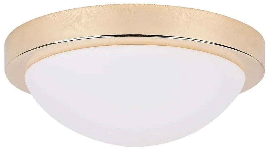 Лампа за таван в златист цвят със стъклен абажур ø 28 cm Roda - Candellux Lighting
