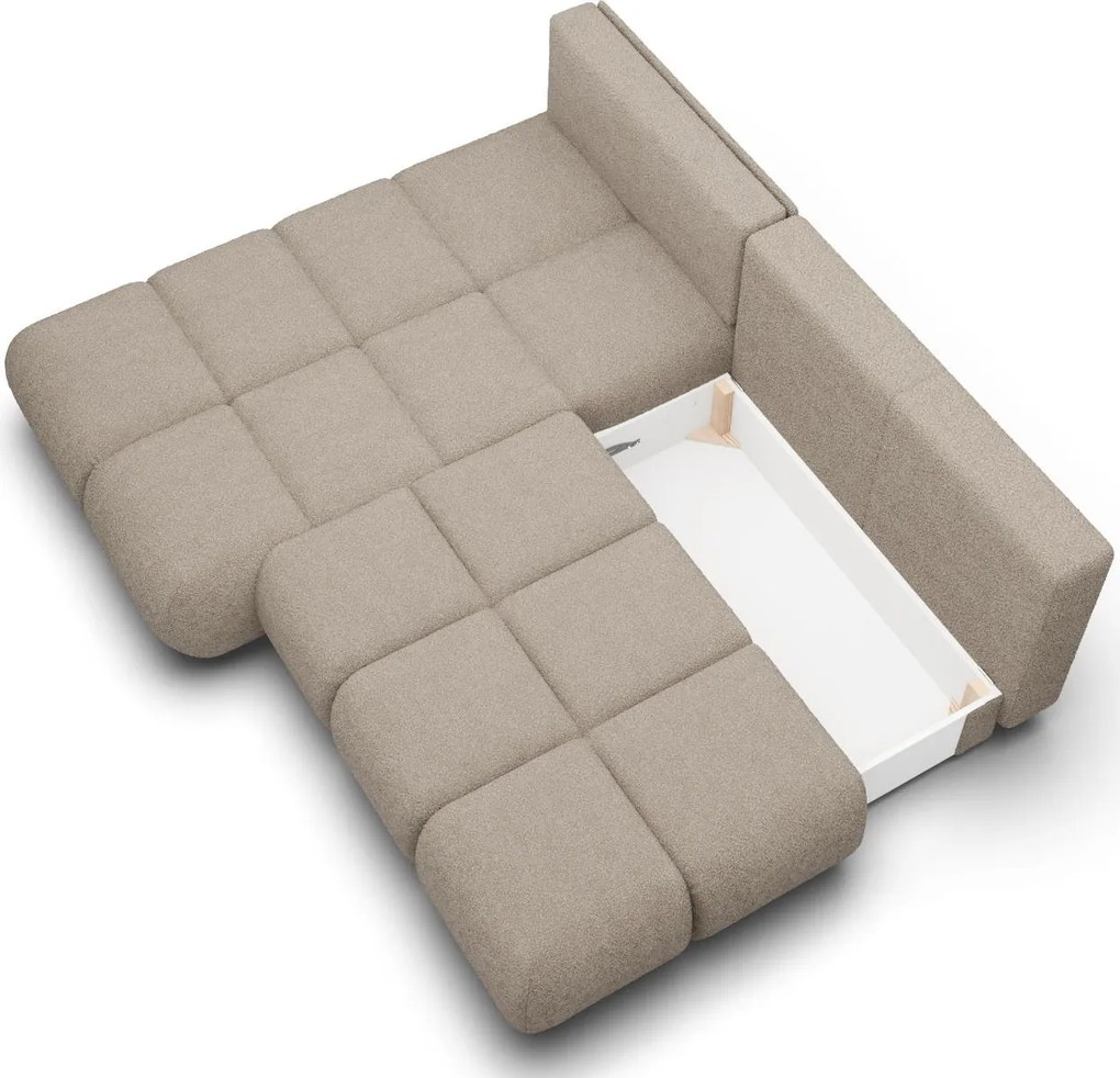 Ъглов Диван Лимо - Кафяв - Ляв