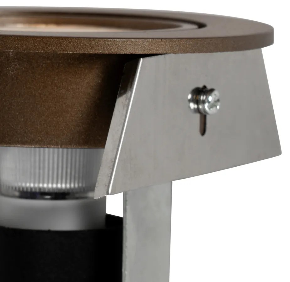 Комплект от 12 модерни вградени прожектори тъмен бронз, накланящи се - Cisco