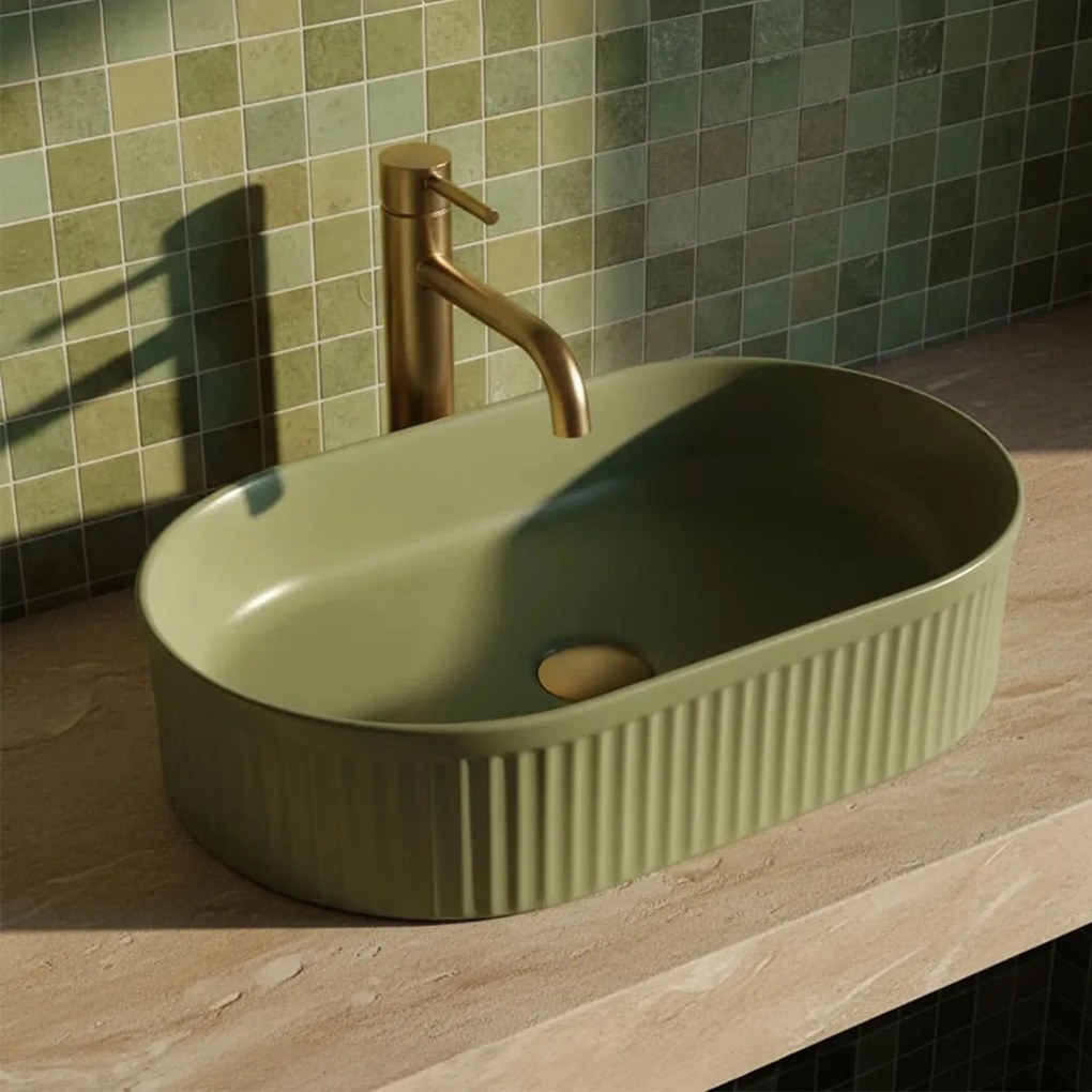 Умивалник за плот Rea Vanda Pistachio Matt