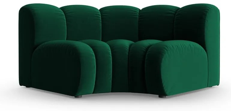 Зелен кадифен модул за диван (променлив) Lupine – Micadoni