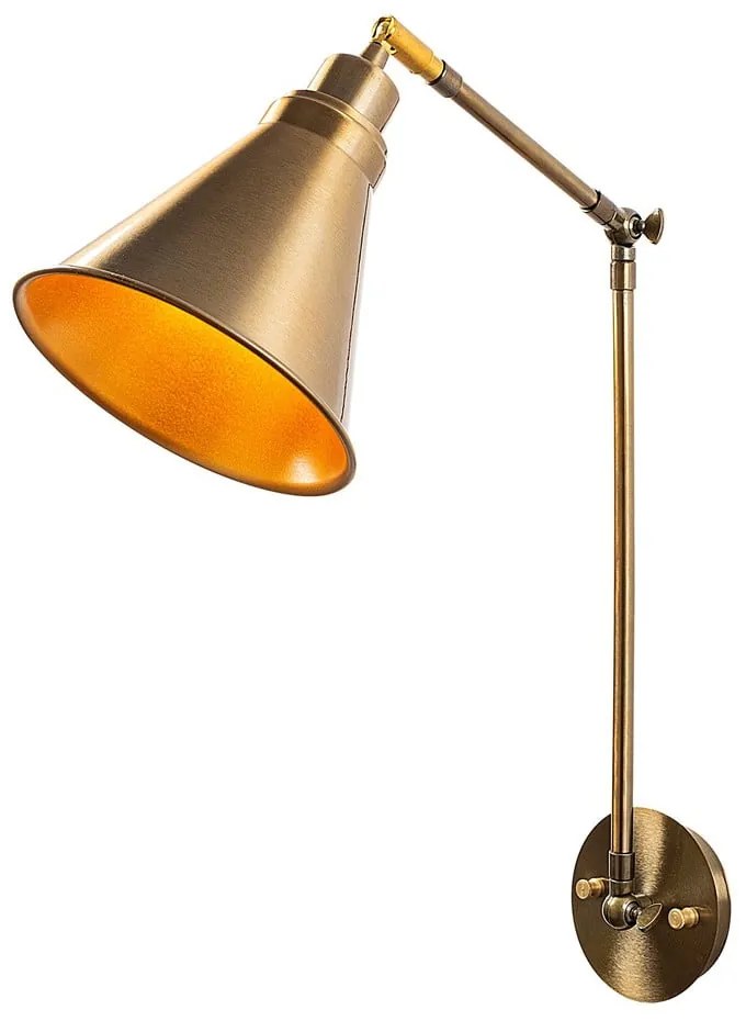 Стенна лампа в златист цвят ø 20 cm Chicago – Opviq lights