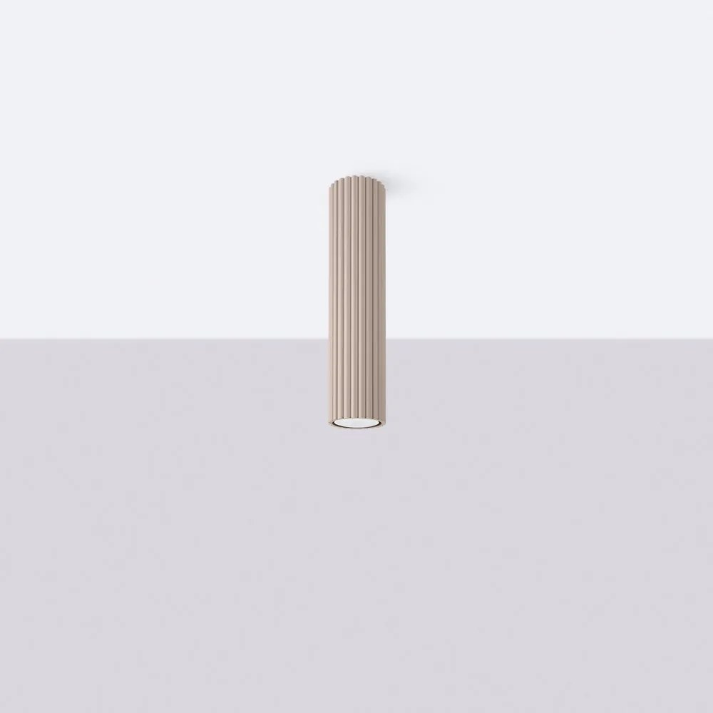 Кафяво-сив метален прожектор Gleam – Sollux