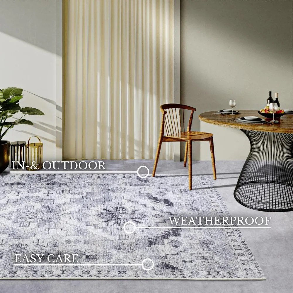 Сив външен килим 160x235 cm Esther – Villeroy&Boch
