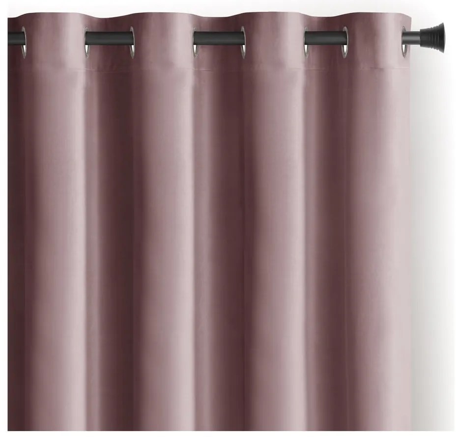 Светлокафяво затъмняващо перде 140x245 cm Eyelets – Restilo