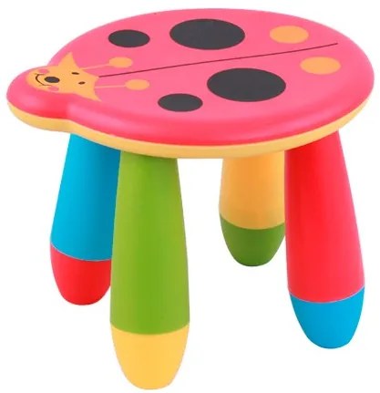 Детско пластмасово столче Калинка - червена