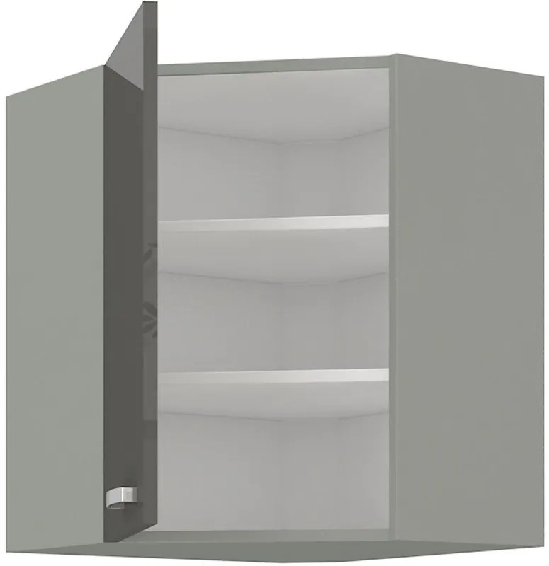 Стенен ъглов шкаф Ingrid 58x58-Gkri