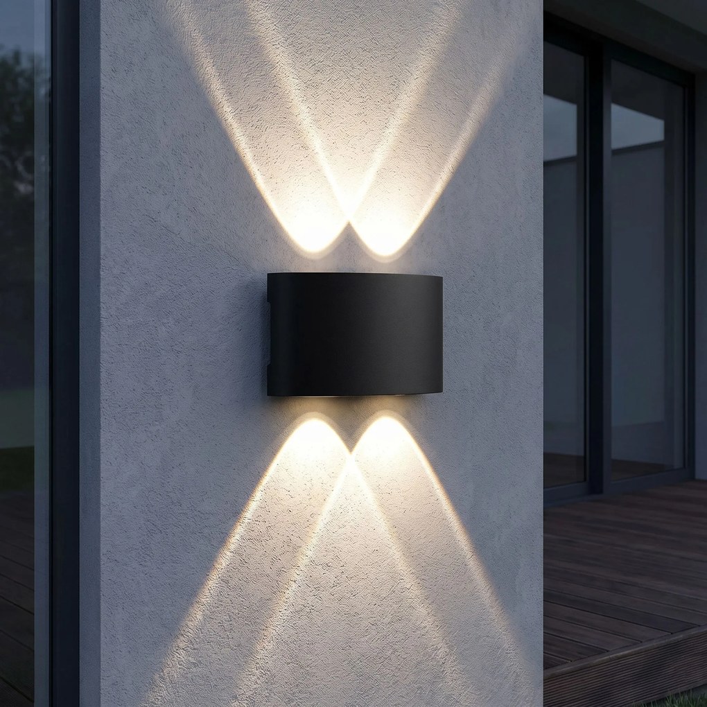 Фасадна лампа Аплик LED JNH039-4G Black