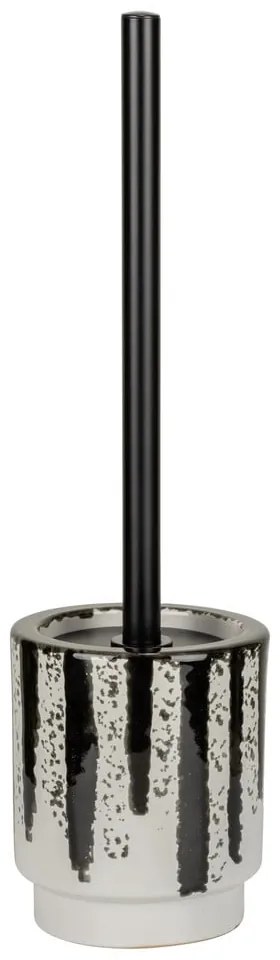 Черно-бял керамична четка за тоалетна Subiza – Wenko