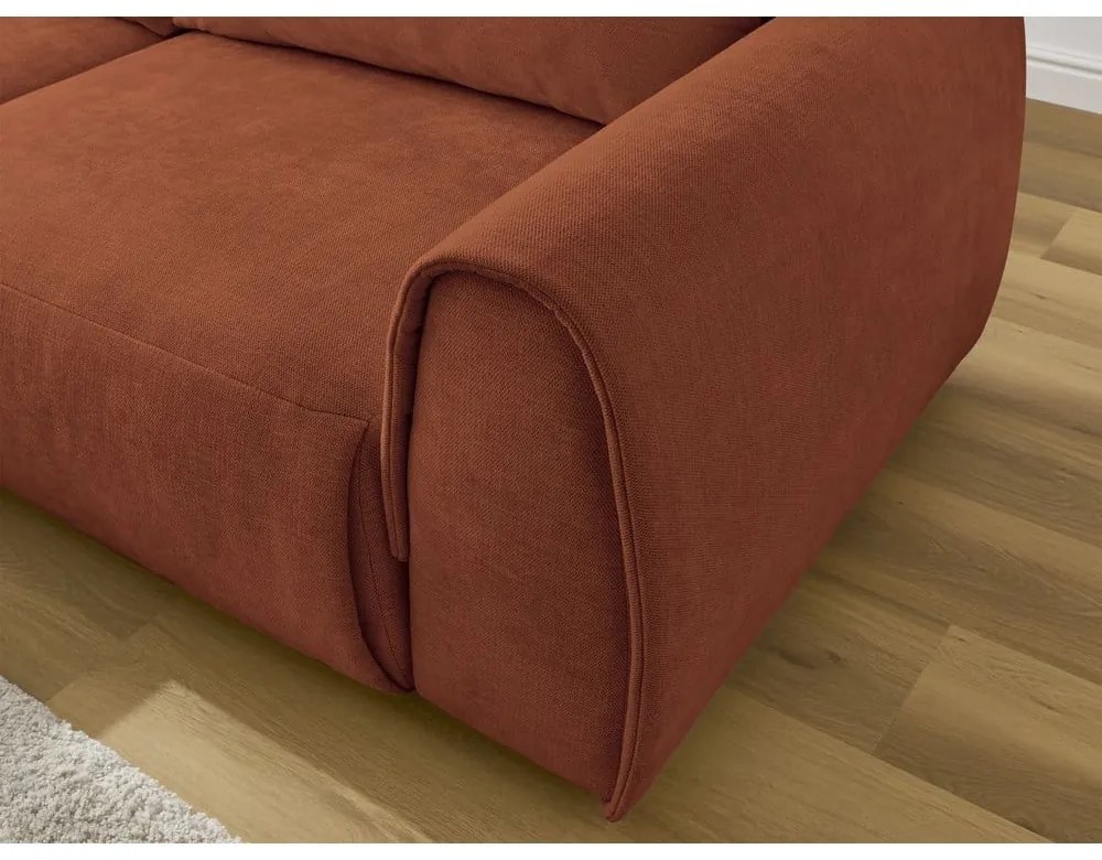 Оранжев ъглов диван Aden – Bobochic Paris