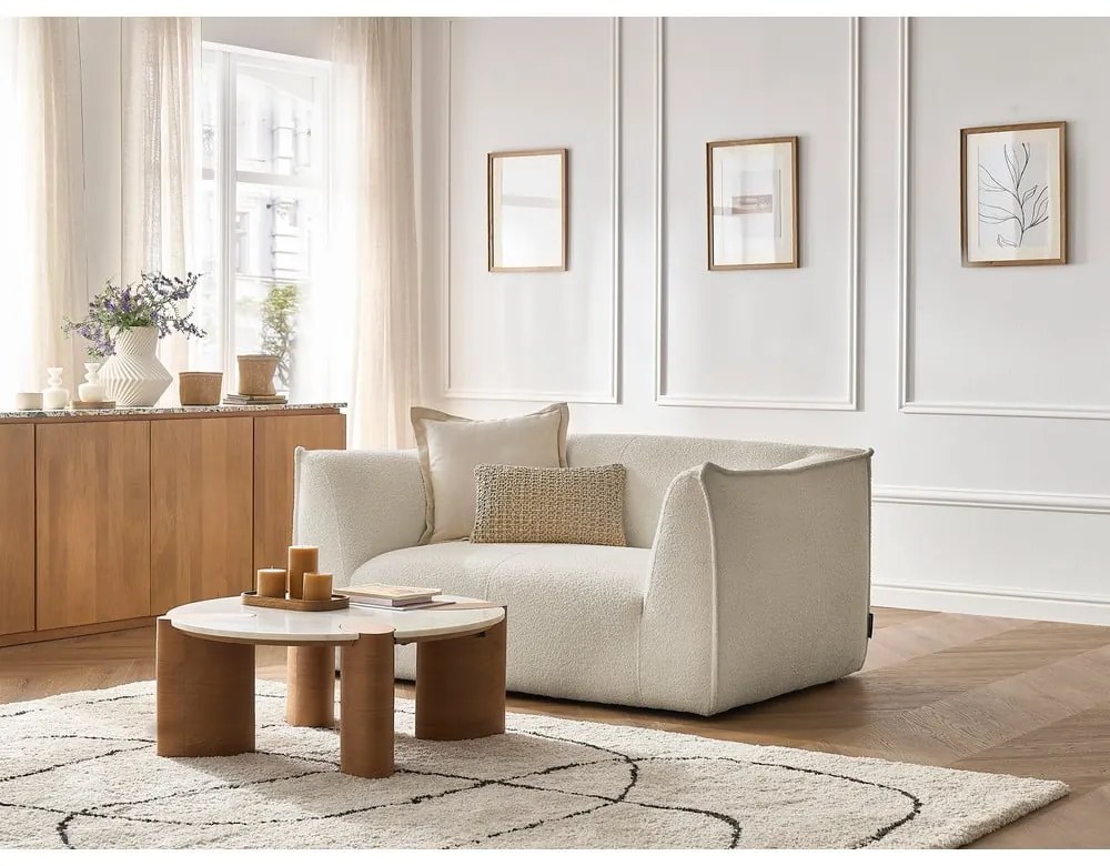 Бежов диван от прежда с примки от букле 170 cm Giorgia – Bobochic Paris