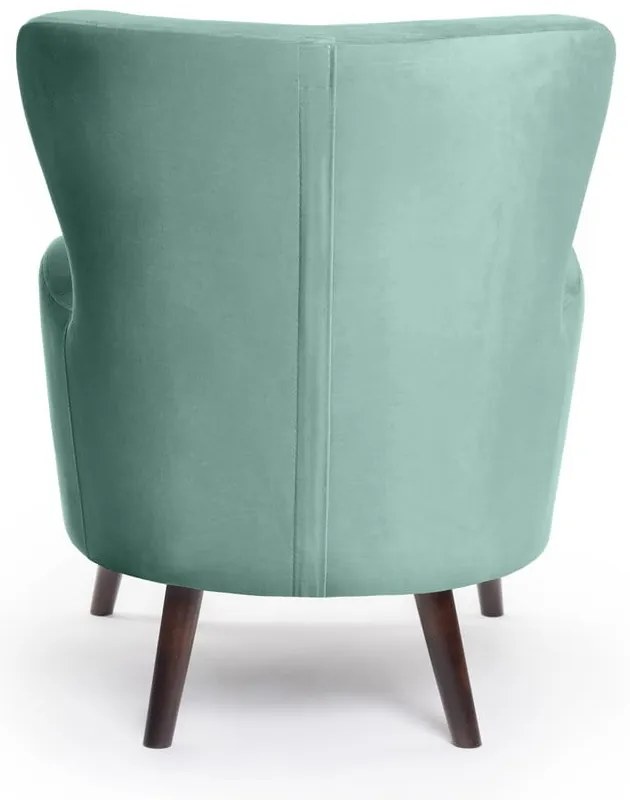 Кадифено кресло в цвят мента Noemye – Bonami Selection