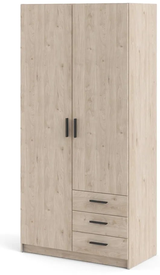 Гардероб от декор от дъб естествен 99x200 cm Sprint – Tvilum