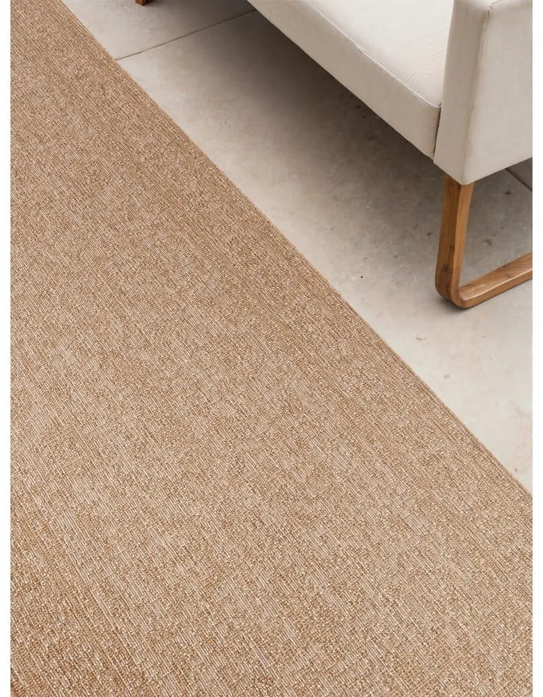 Пътека за открито и закрито в цвят слонова кост и бежово 80x250 cm Duet Kona – NORTHRUGS