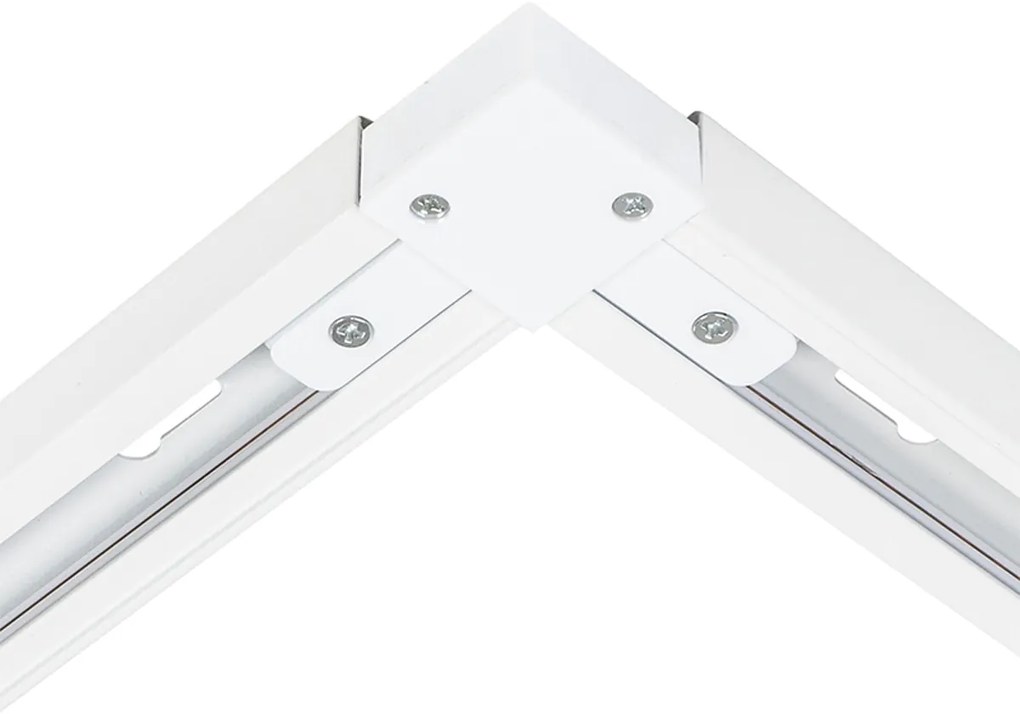 Модерна релсова система за осветление с 6 бели прожектора 1-фазов 300см - Iconic Jeana