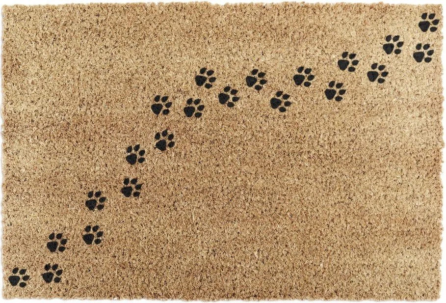 Изтривалка от кокосови влакна 40x60 cm Paw Prints – Artsy Doormats