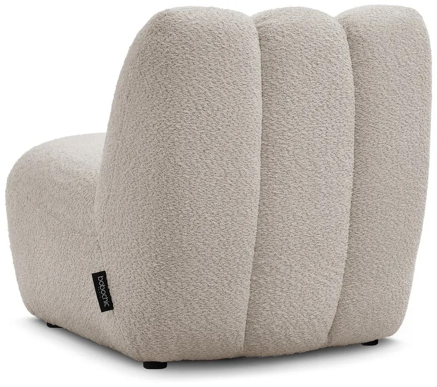 Бежово кресло от прежда с примки от букле Janissaire – Bobochic Paris