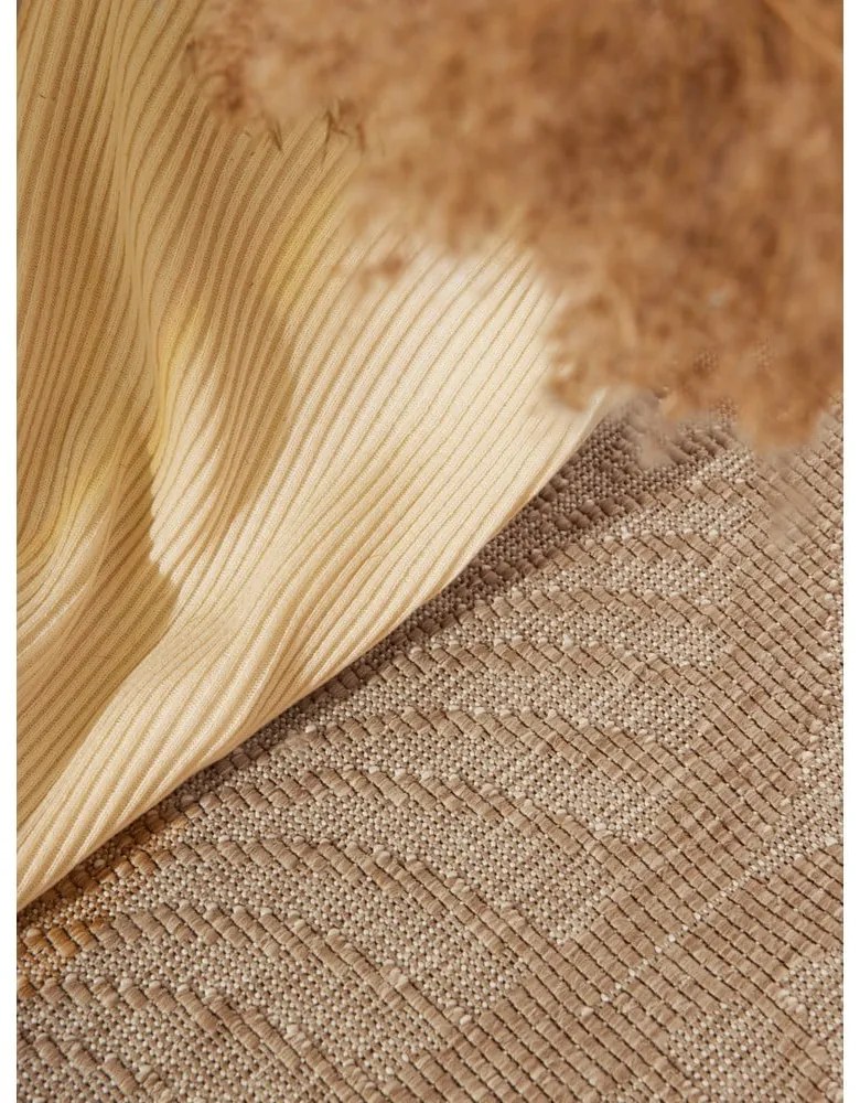 Килим за открито и закрито в цвят слонова кост и бежово 120x170 cm Duet Liora – NORTHRUGS